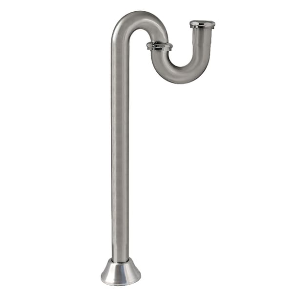 114Inch Brass STrap, 18 Gauge, Brushed Nickel